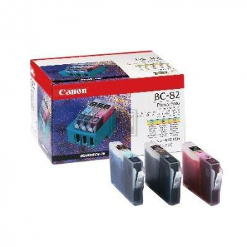 Canon Tintendruckkopf photo cyan, photo magenta, photo schwarz (0936A002, BC-82)