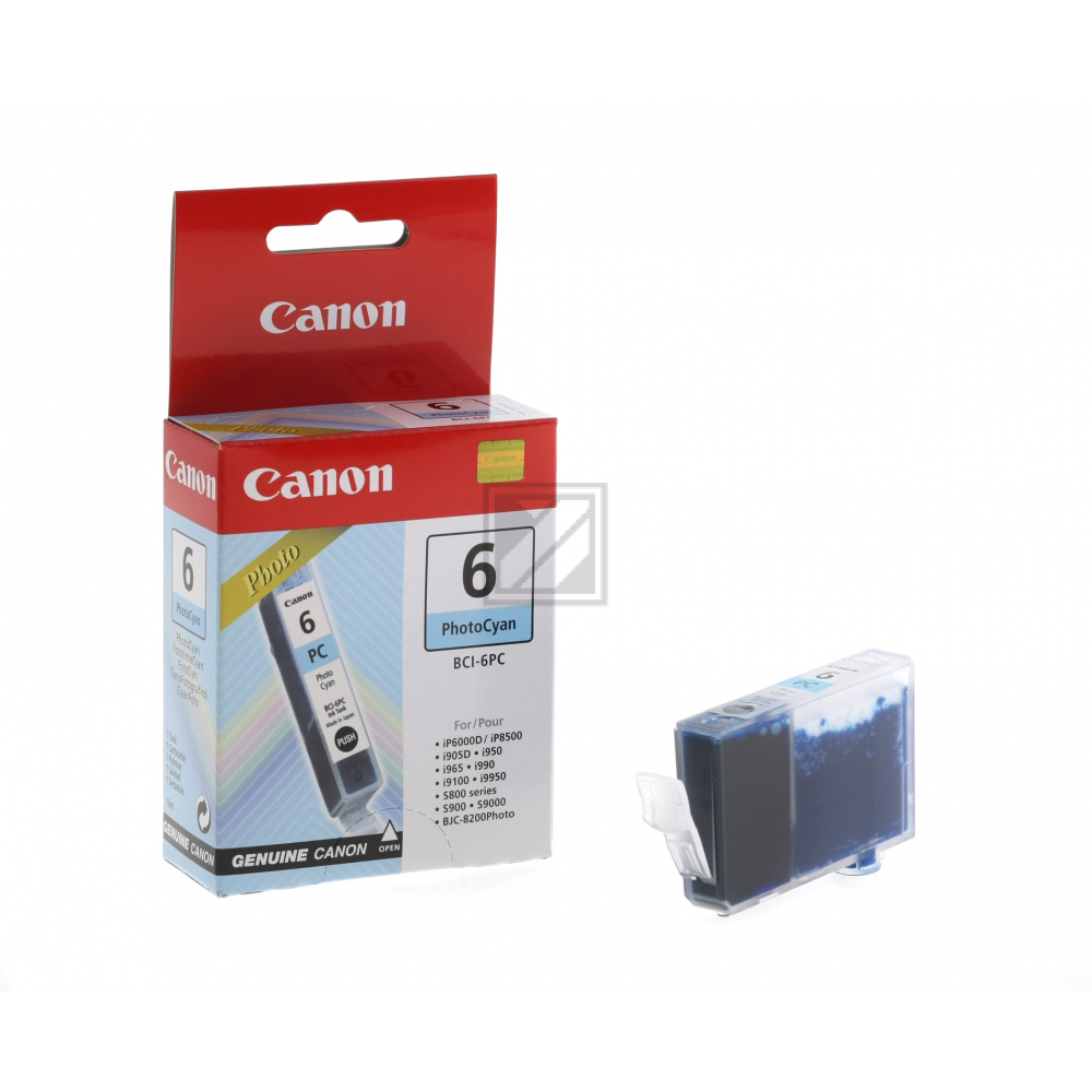 Canon Tintenpatrone photo cyan (4709A002AA, BCI-6PC)