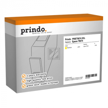Prindo Tintenpatrone gelb HC (PRIET9074) ersetzt T9074