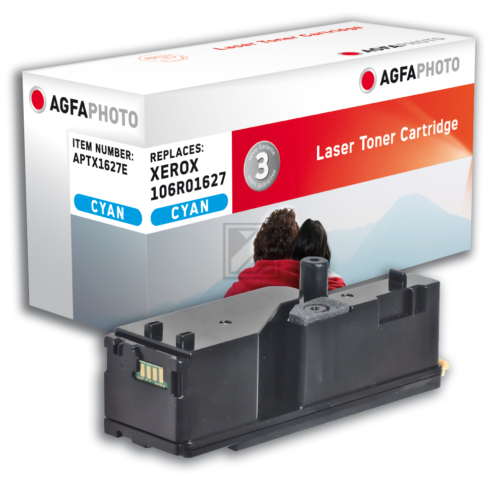 Agfaphoto Toner-Kit cyan (APTX1627E) ersetzt 106R01627