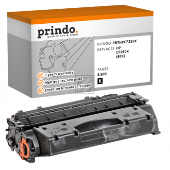 Prindo Toner-Kartusche (Basic) schwarz HC (PRTHPCF280X Basic) ersetzt 80X