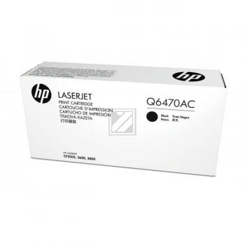 HP Toner-Kartusche Contract (nur für Vertragskunden) schwarz (Q6470AC, 501AC)