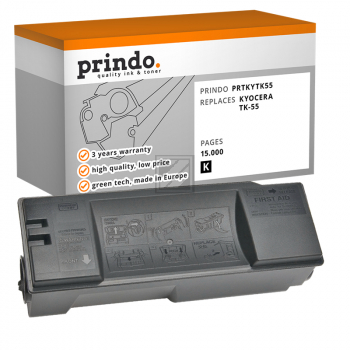 Prindo Toner-Kit schwarz (PRTKYTK55) ersetzt TK-55