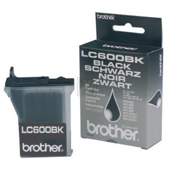 Brother Tintenpatrone schwarz (LC-600BK)