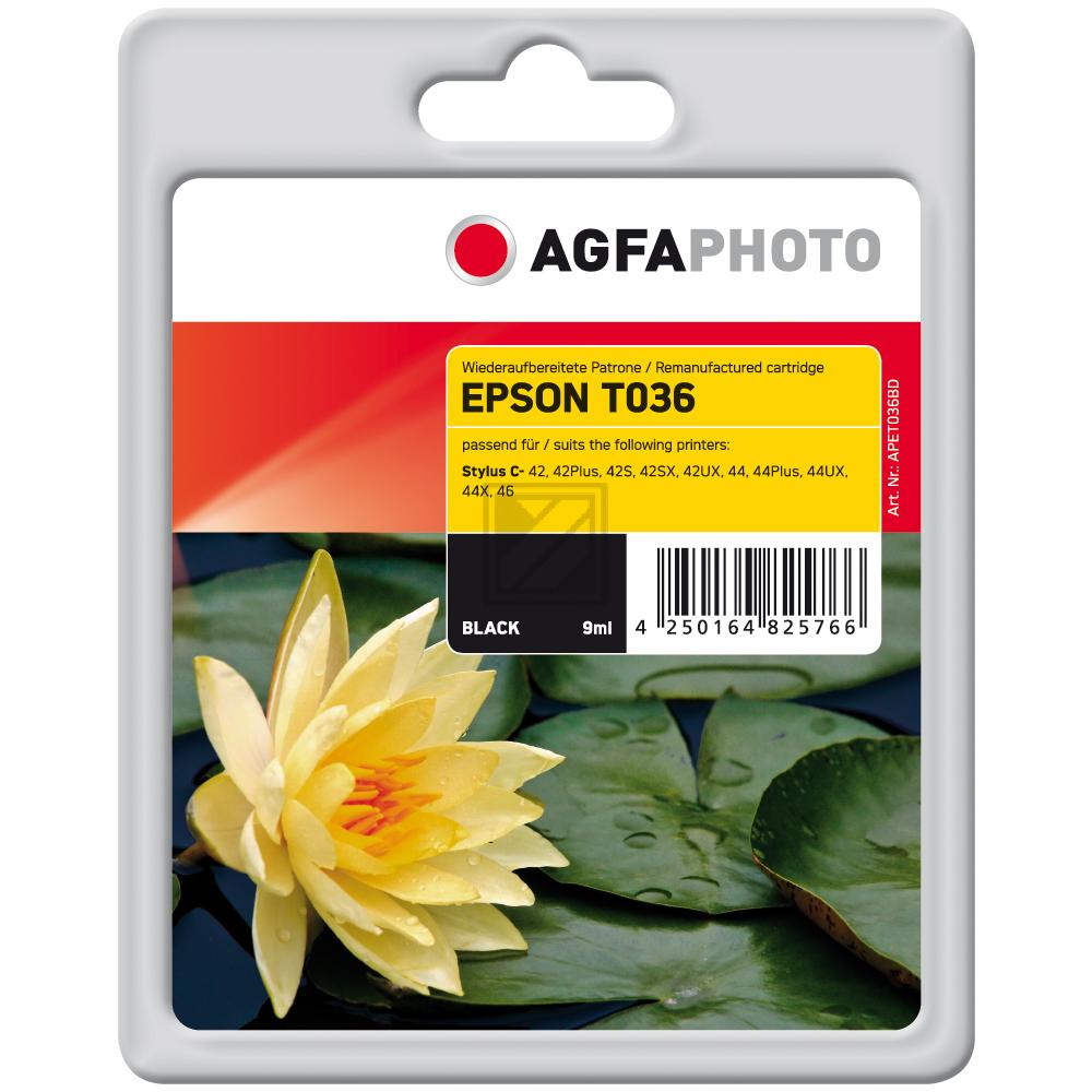 Agfaphoto Tintenpatrone schwarz (APET036BD) ersetzt T0361