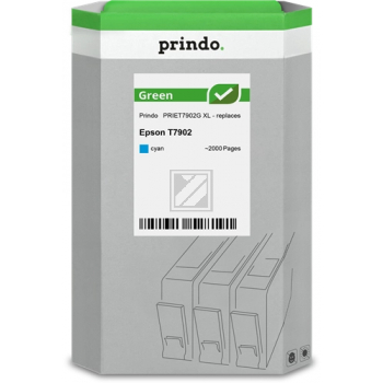 Prindo Tintenpatrone cyan HC (PRIET7902G) ersetzt T7902