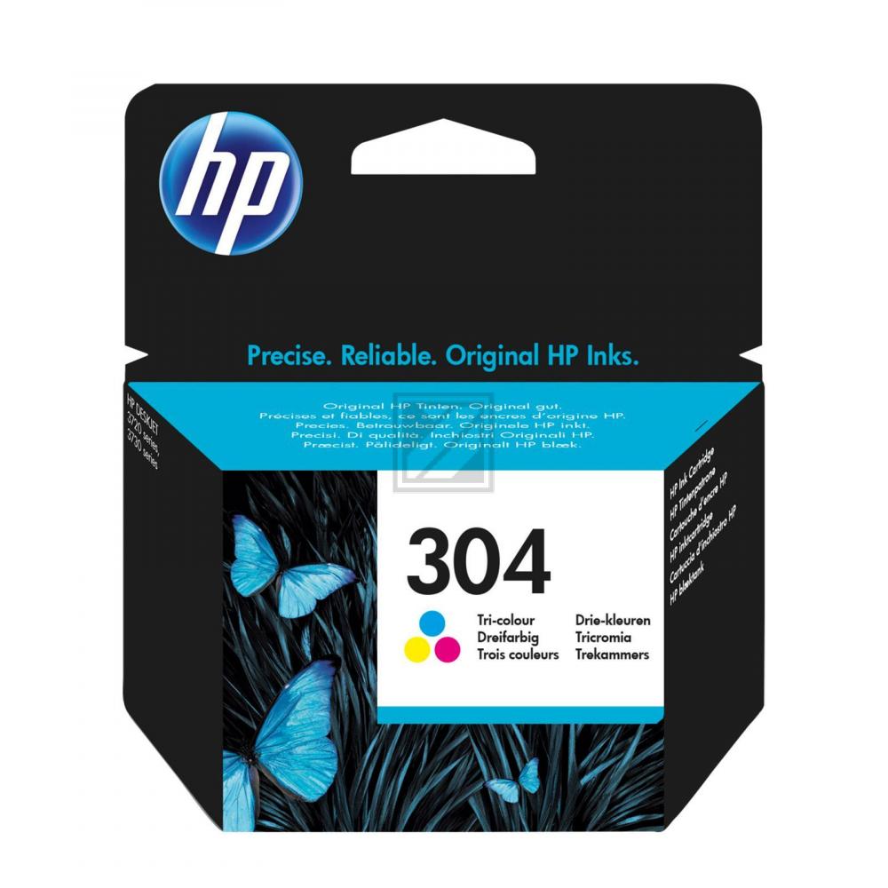 HP Tintendruckkopf cyan/gelb/magenta (N9K05AE, 304)
