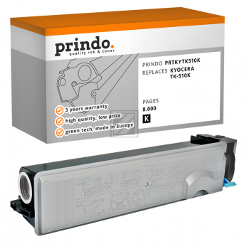 Prindo Toner-Kit schwarz (PRTKYTK510K) ersetzt TK-510K