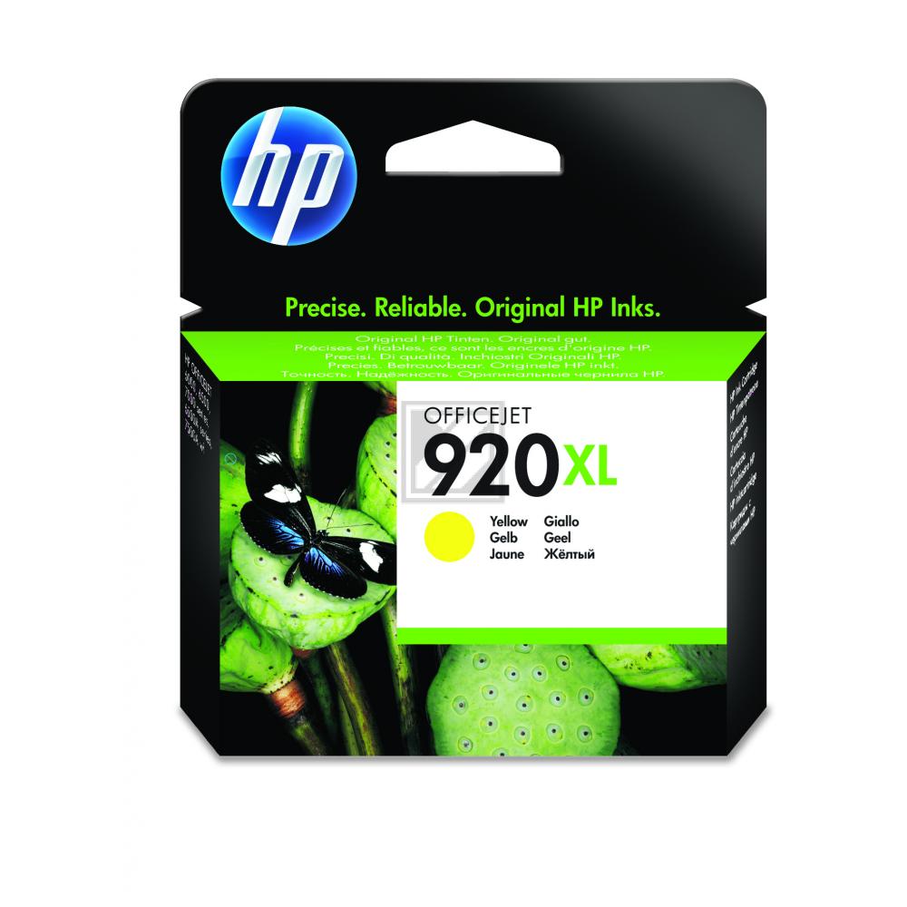 HP Tintenpatrone gelb HC (CD974AE#BGX, 920XL)