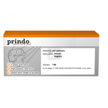 Prindo Thermo-Transfer-Rolle schwarz HC (PRTTRPFA351) ersetzt PFA-351