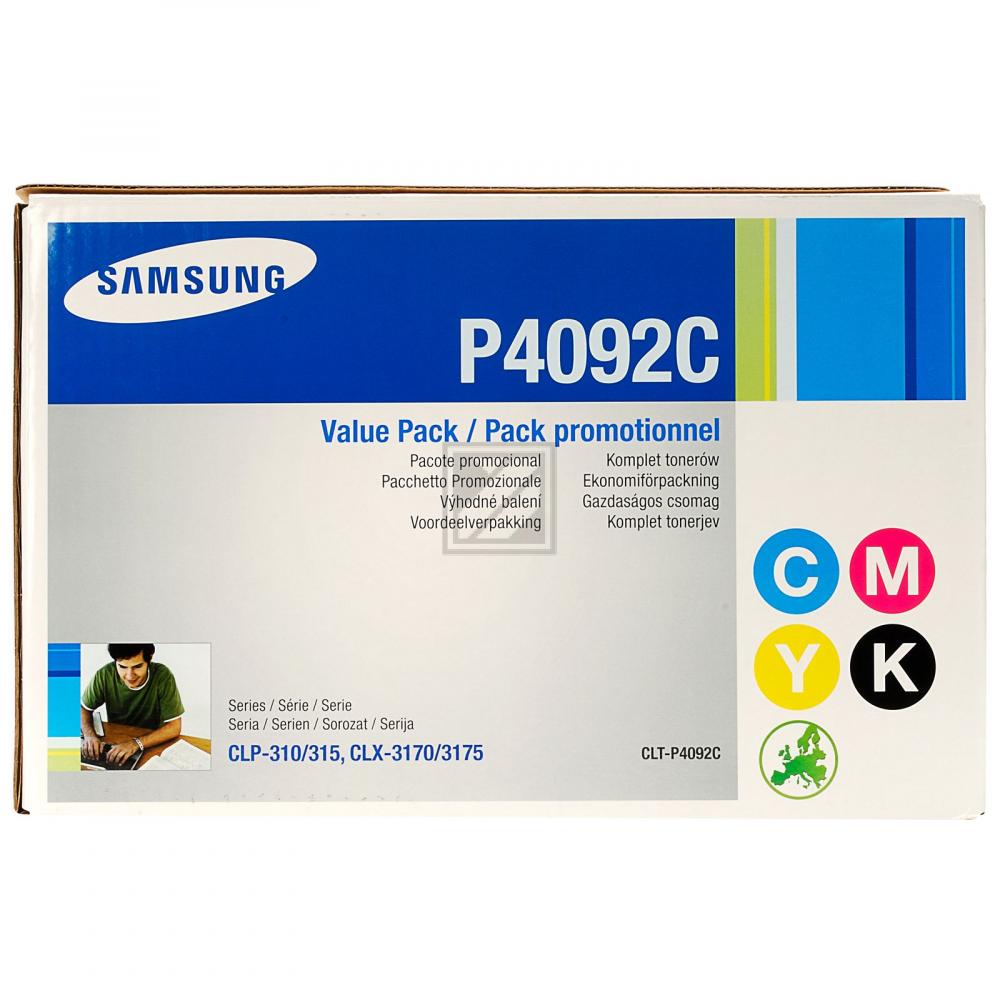 Samsung Toner-Kartusche gelb, magenta, schwarz, cyan (SU392A, P4092C)