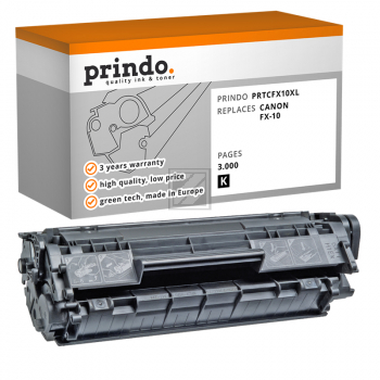 Prindo Toner-Kartusche schwarz (PRTCFX10XL) ersetzt FX-10