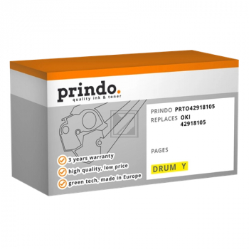 Prindo Fotoleitertrommel gelb (PRTO42918105) ersetzt 42918105
