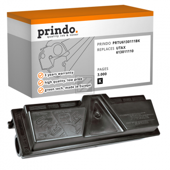 Prindo Toner-Kit schwarz (PRTU6130111BK) ersetzt 613011110