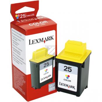 Lexmark Tintendruckkopf 3-farbig HC (15M0125E, 25)