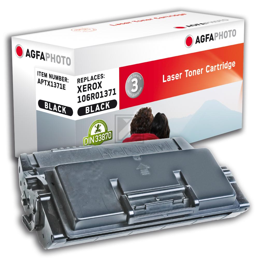 Agfaphoto Toner-Kartusche schwarz HC (APTX1371E) ersetzt 106R01371