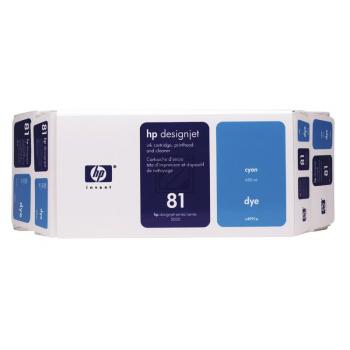 HP Tintendruckkopf cyan (C4991A, 81)