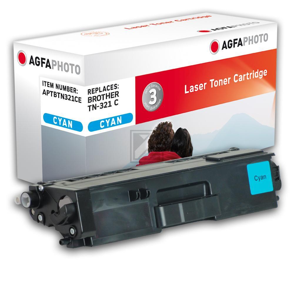 Agfaphoto Toner-Kartusche cyan (APTBTN321CE) ersetzt TN-321C