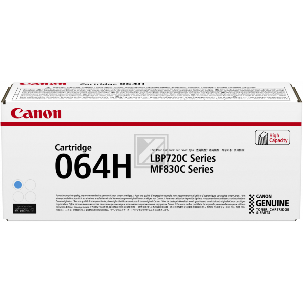Canon Toner-Kartusche cyan HC (4936C001, 064H)