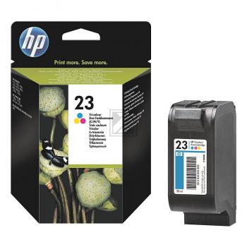 HP Tintendruckkopf cyan/gelb/magenta (C1823DE, 23)