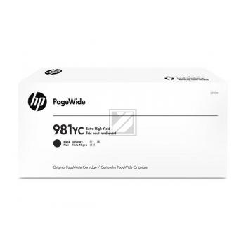 HP Tintenpatrone Contract (nur für Vertragskunden) schwarz HC plus (L0R20YC, 981YC)